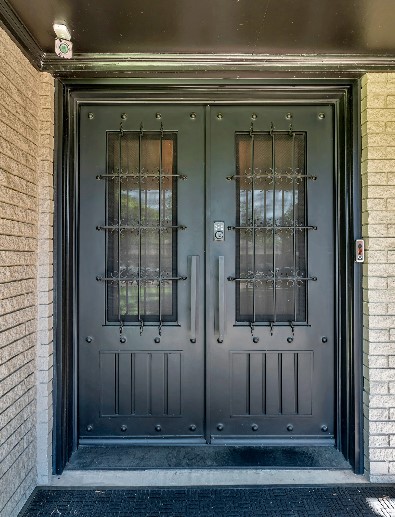B&K Windows Medieval Black Square door – stylish and durable design for modern and classic homes