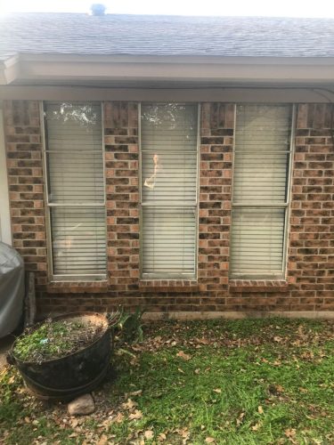 The big window is an after picture
